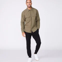 MONROW Shirt Jacket MILITARYGREEN Best
